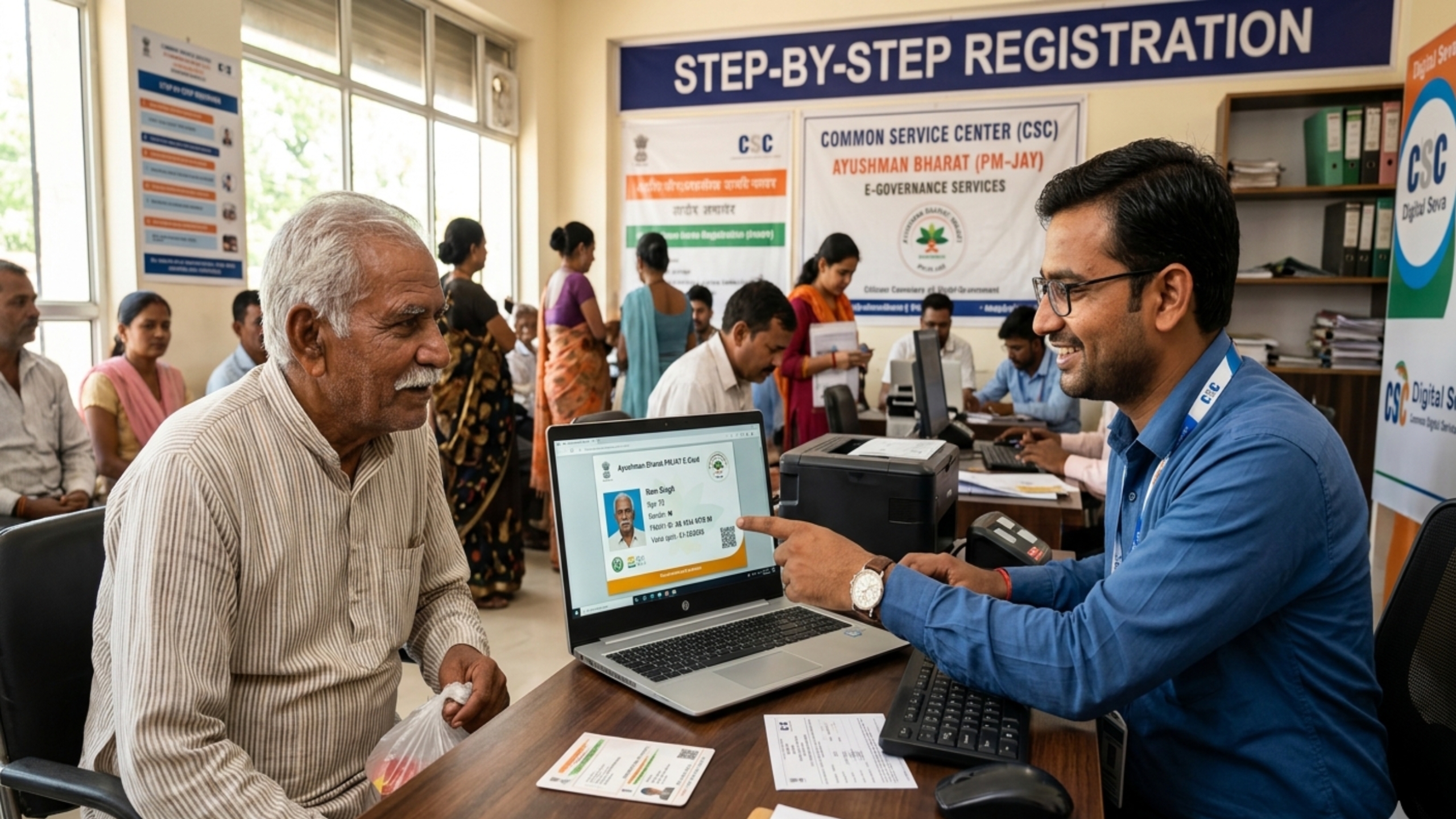 Ayushman Card 70 plus registration